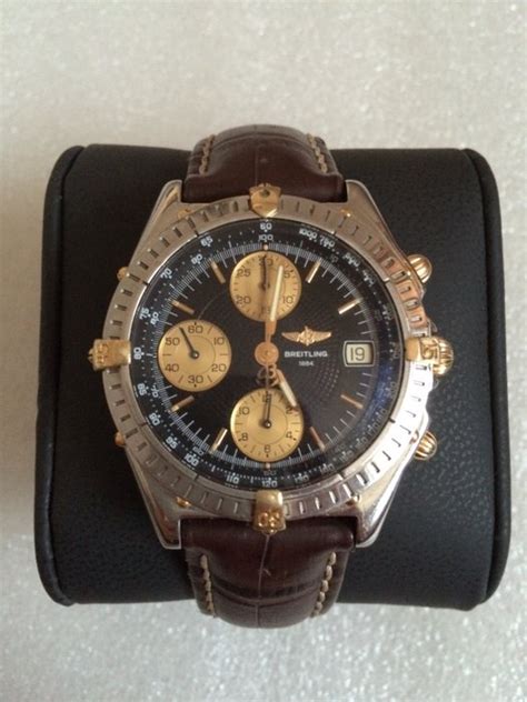 retail value breitling chronometre automatic 1884 watch blue dial a42362|Breitling 1884 chronograph automatic.